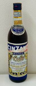 ☆F769■【古酒・未開栓】CINZANO BIANCO チンザノ ビアンコ ベルモット オールドボトル 950ml 16％