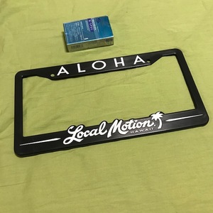 ALOHA　ローカルモーション Local Motion　ナンバーフレーム ハワイ HAWAII　HDM　USDM