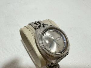 当時物　SEIKO　5　セイコーファイブ　DX　腕時計　自動巻き　メンズ　6106-8180　25石　ジャンク　シルバー文字盤　楽88