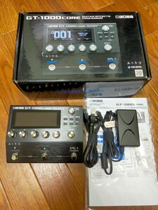 中古美品　BOSS マルチエフェクター GT-1000CORE　バージョン1.13