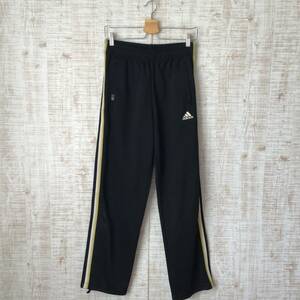 A292◇Adidas｜アディダス　ジャージパンツ　ブラック×イエロー×ホワイト　サイズM