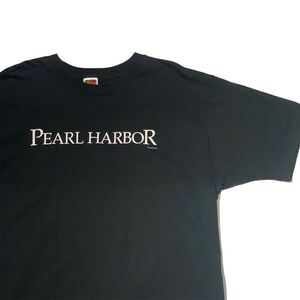 希少 00s ビンテージ FRUIT OF THE LOOM ボディ PEARL HARBOR プリントTシャツ パールハーバー フルーツオブザルーム 映画T ムービー 