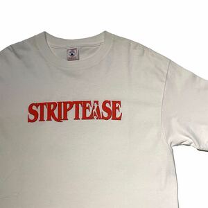 希少 90s ビンテージ DELTA ボディ STRIPTEASE プリント Tシャツ ストリップティーズ 素顔のままで デルタ 映画T ムービー 1990年代