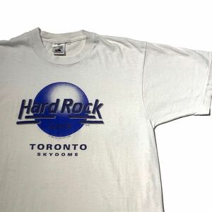 Hard Rock Cafe プリントTシャツ FRUIT OF THE LOOM ボディ ハードロックカフェ TRONTO フルーツオブザルーム トロント ホワイト