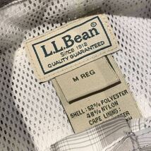 希少 90s ビンテージ L.L.Bean チェック柄 フィッシング ナイロンシャツ エルエルビーン アウトドア 1990年代 Msize_画像4