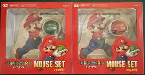 【新品未開封】スーパーマリオ マウスセット/SUPER MARIO MOUSE SET　全2種