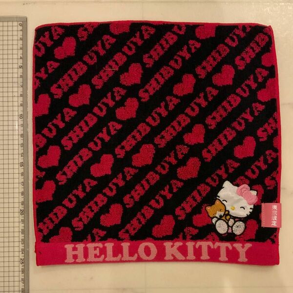 ハローキティ　ハンカチ　東京限定　Hello Kitty タオルハンカチ　ミニタオル