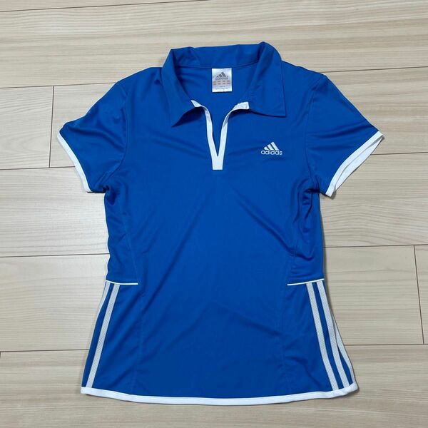 アディダス テニスウェア ゲームシャツ 半袖シャツ サイズ:レディースM テニス バドミントン