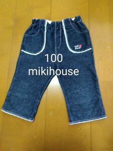 100cm★mikihouseデニムズボン