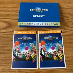 ユニバーサルスタジオジャパン　USJ チケット 2枚　セット　ペア　ユニバ