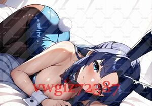 AN-3386 2G 朝倉涼子 涼宮ハルヒの憂鬱 同人 A4サイズ ポスター アニメ 高品質 anime 美少女 巨乳 バニー イラストアートポスター