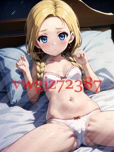 AN-802 1G ビアンカ 幼少期 ドラクエ5 ドラゴンクエスト 同人 ポスター A4サイズ アニメ 高品質 anime 美少女 イラストアートポスター