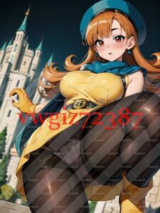 AN-546 1G アリーナ ドラゴンクエスト ドラクエ 同人 A4サイズ ポスター アニメ 高品質 anime 美少女 巨乳 イラストアートポスター