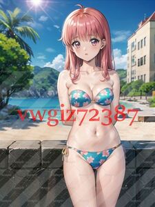 AN-542 1G 藤崎詩織 ときめきメモリアル ときメモ 同人 A4 アニメ ポスター 高品質 anime 美少女 巨乳 イラストアートポスター