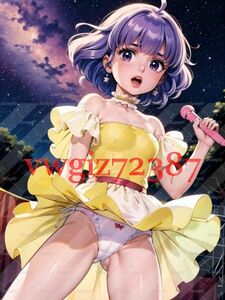 AN-1102 1G 森沢優 魔法の天使クリィミーマミ クリーミーマミ 同人 ポスター A4 アニメ 高品質 anime 美少女 イラストアートポスター