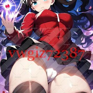 AN-3557 2G 遠坂凛 Fate/staynight FGO 同人 A4 ポスター アニメ 高品質 anime 美少女 イラストアートポスターの画像1