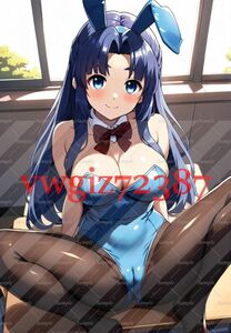 AN-3381 2G 朝倉涼子 涼宮ハルヒの憂鬱 同人 A4サイズ ポスター アニメ 高品質 anime 美少女 巨乳 バニー イラストアートポスター