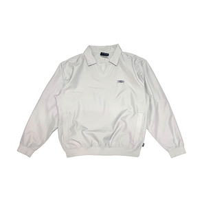 【送料無料】00s UMBRO ドリルトップ シャツ ライトグレー vintage 古着 フットボール フーリガン テックファッション