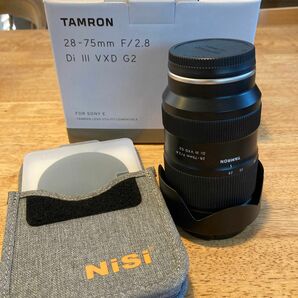 TAMRON 28-75mm F2.8 Di Ⅲ VXD G2 SONY NISI可変NDフィルターTRUE COLORVARIO