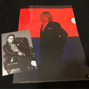 LUNA SEA【SLAVE限定】真矢 2枚セット/クリアファイル・ポストカード