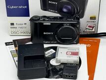 動作確認済み SONY デジタルカメラ DSC-HX5V ブラック ソニー 即決_画像1