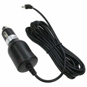 【送料無料】シガーソケット 電源 miniUSB L字 3.5m 12V 24V ミニUSB 出力 シガー アダプター 車載 モニター 急速 充電 L型