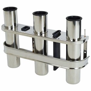 [ free shipping ] high quality 3 ream made of stainless steel rod holder fishing rod put receive boat boat fishing boat rod stand sea fishing holder 