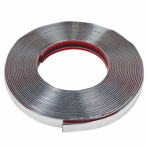 [ free shipping ][ width 30mm length 15m ] plating lmolding both sides tape attaching plating silver molding protector door molding scratch prevention protection 5m 10m