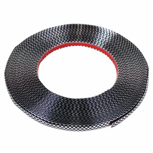 [ free shipping ][ width 12mm length 15m] carbon molding both sides tape attaching plating lmolding protector door molding scratch prevention protection 5m 10m