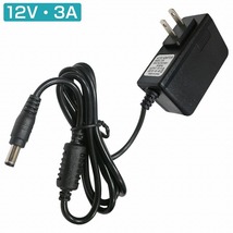 【送料無料】[DC 12V 3A] 汎用 AC/DC アダプター プラグ 5.5×2.5mm 2.1mm 兼用 12V 1.5A 2A 2.0A 2.5A 3.0A 電源 カメラ HDD AC 100V_画像1