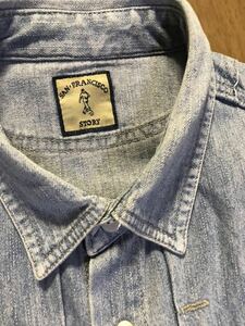 SAN FRANCISCO STORY　㈱トゥモローランド日本製　綿100％　デニムシャツ　