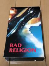 BAD RELIGION ビデオテープ「ALONG THE WAY 」 VHS バッドレリジョン　EPITAPH エピタフ_画像1