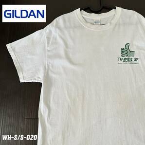 GILDAN サムズアッププリントTシャツ　Lサイズ　ジョージア州NPO法人Tシャツ　古着　