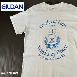 GILDANギルダン　マザー・テレサ　プリントTシャツ　Mサイズ　古着　人物Tシャツ　