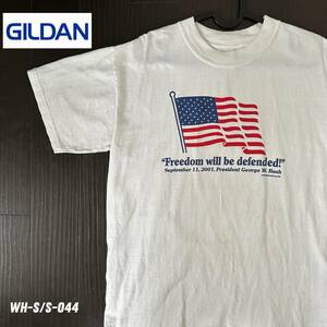 GILDAN 2001・9・11 プリントTシャツ　Mサイズ　USA古着　名言T ジョージ・W・ブッシュ大統領　