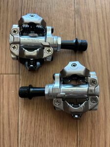 SHIMANO シマノ PD-M540 SPDペダル　シルバー　中古品