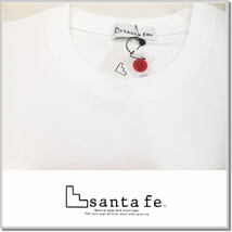 サンタフェ santa fe 40/2天竺グラデーション1PロゴT 81811-01(白xカラフル)-50(XL) 半袖Tシャツ カットソー_画像2