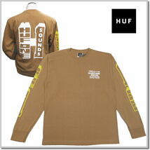 ハフ HUF HUF ONE SOUND LS TEE TS02130-CAMEL-M 長袖Tシャツ カットソー_画像5