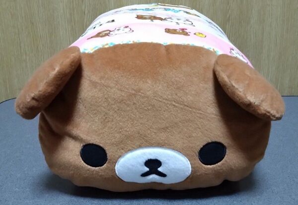 リラックマ てぶぬろをとどけに かまぼこ型クッション チャイロイコグマ
