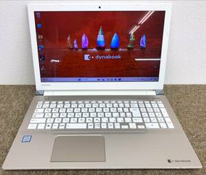 ♪♪♪快適動作♪Windows11 TOSHIBA dynabook T65/GG PT65GGP-REA Core i7-8550U メモリ8GB SSD480GB 送料無料！！♪♪