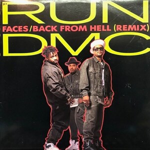 Run-DMC - Faces / Back From Hell (Remix)（★盤面ほぼ良品！）