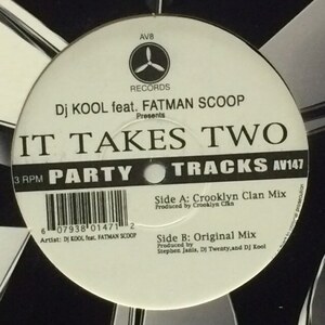 DJ Kool Feat. Fatman Scoop - It Takes Two（★盤面ほぼ良品！）