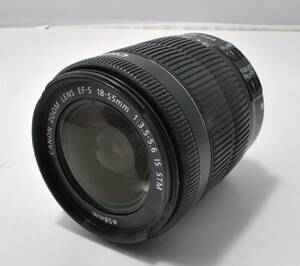 Canon キャノン ズームレンズ ZOOM LENS [ EF-S 18-55mm 1:3.5-5.6 ] IS STM 　ジャンク　#3055　＃Y431　