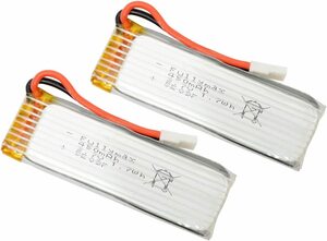 送料94円から K110 純正リポバッテリー ２本組 3.7V 450mAh V977等