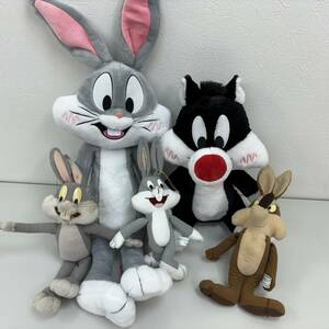 240529H ルーニーテューンズ LOONEY TUNES ぬいぐるみ バックス バニー シルベスター ワイリーヨコーテ ５点 おまとめ セット 長期保管品