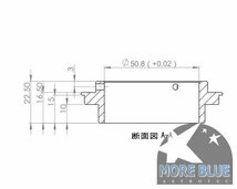 TP555-超短光路設計 M72⇒2インチホルダーアダプター クリックポスト送料一律185円_画像4