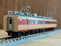 TOMIX 92917 【限定品】 485系 さよなら白鳥 11両セットより モハ484 (M) グレー屋根 加工品 旧製品【送料無料】動力交換 クハ481連結に_画像1