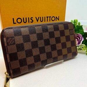 【早い者勝ち　大人気】ルイヴィトン 長財布 ダミエエベヌ ジッピーウォレット LOUIS VUITTON