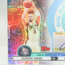 topps NBA JASON KIDD ジェイソンキッド 直筆サイン入り ユニフォーム カード 2005 NETS コレクション K5226_画像2
