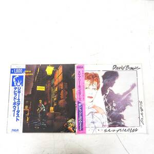 David Bowie デビッドボウイ ジギースターダスト RPL-2102 スケアリーモンスターズ RVP-6472 レコード LP デヴィッドボウイ K5345